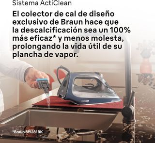 Braun TexStyle 9 SI9682 DB - Plancha de vapor con