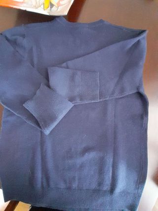 Maglione Fred Perry Blu Scollo a V