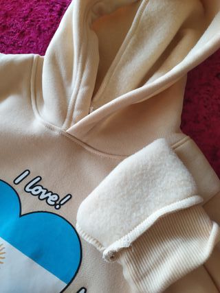 Sudadera Corazón Bandera Argentina