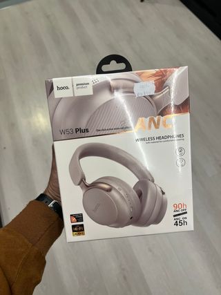 Auriculares Hoco W53 Plus ANC Bluetooth 5.4 Beige