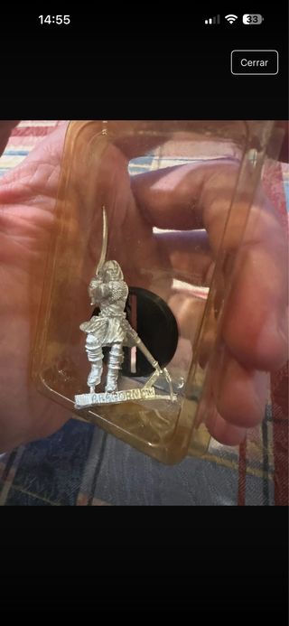 Figura Aragorn el señor de los anillos Warhammer