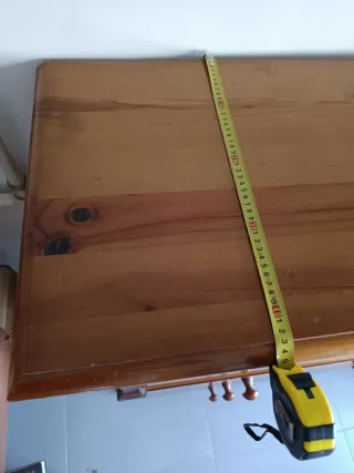 Cajonera de madera de pino natural