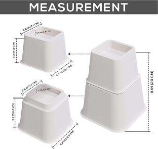 Utopia Bedding Elevadores Ajustables para Muebles