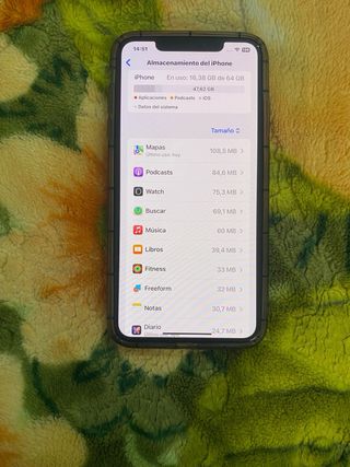 iPhone XS Max 64GB Batería 91%