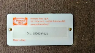 Conjunto 4 Sillones Poltrona Frau cuero auténtico