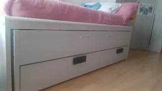 Cama nido con cajones de madera