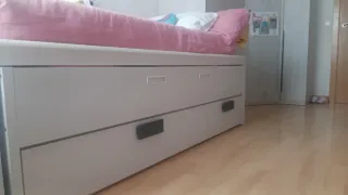 Cama nido con cajones de madera