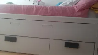 Cama nido con cajones de madera