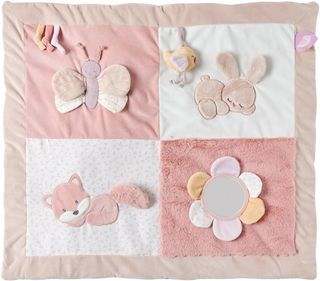 Nattou Manta infantil con arco de juego y 25 activ