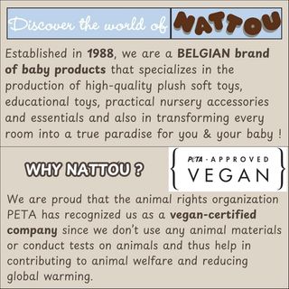 Nattou Manta infantil con arco de juego y 25 activ