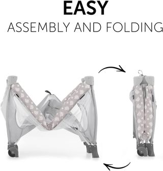 hauck Sleep N Play Center Cuna de Viaje Dos Altura