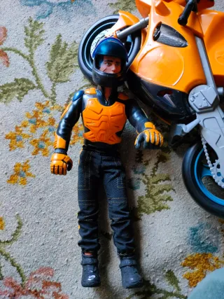 Action Man Piloto y Moto Hasbro 1998