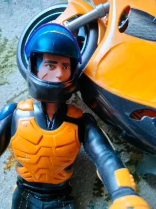 Action Man Piloto y Moto Hasbro 1998