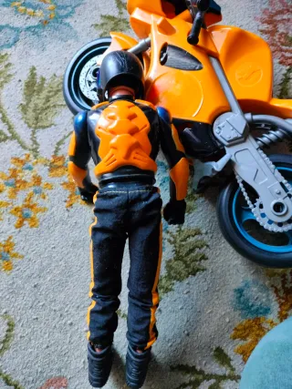 Action Man Piloto y Moto Hasbro 1998