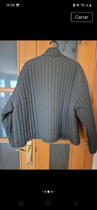 Chaqueta acolchada Zara verde oliva