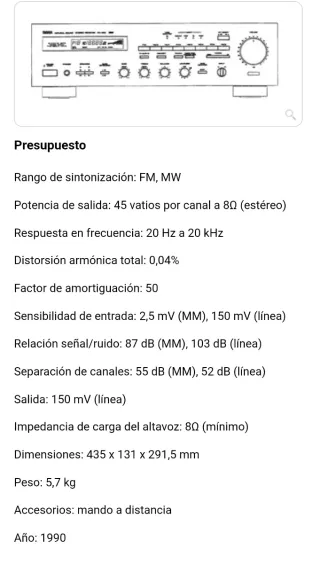 Receptor Estéreo Yamaha RX-450