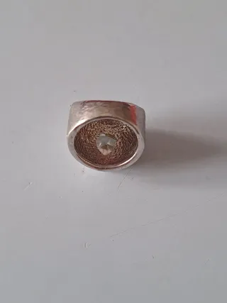 Anello Stroili Cuore Brillante Argento