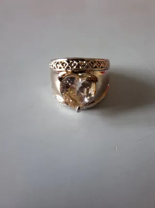 Anello Stroili Cuore Brillante Argento