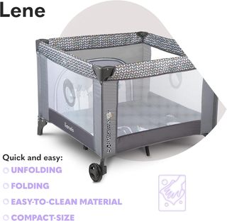 LIONELO BONNIE Parque Infantil Bebe hasta 15 kg, d