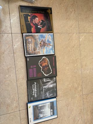 Lote de 70 películas DVD, 2 euros la unidad