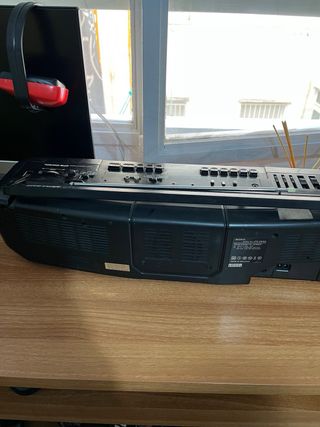 Radio Cassette Sony Mega Bass Vintage Negra