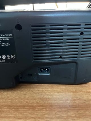 Radio Cassette Sony Mega Bass Vintage Negra