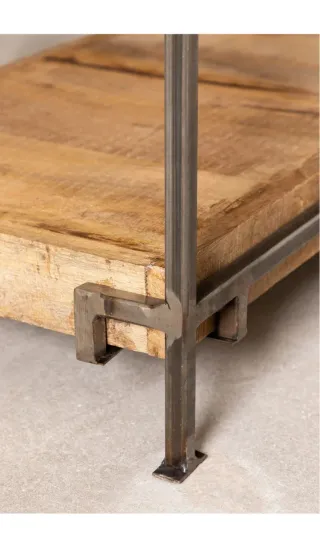 Aparador Industrial Madera y Metal.