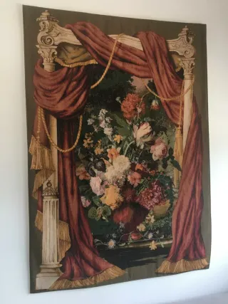 Tapiz francés floral