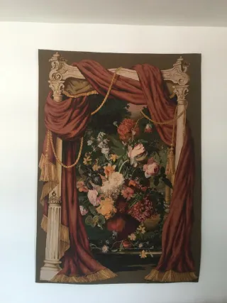 Tapiz francés floral