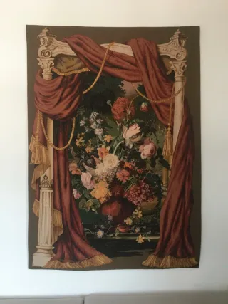 Tapiz francés floral