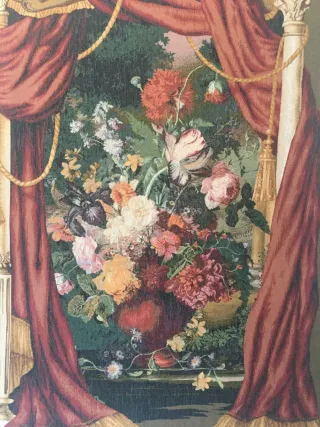 Tapiz francés floral