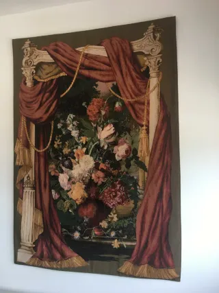 Tapiz francés floral