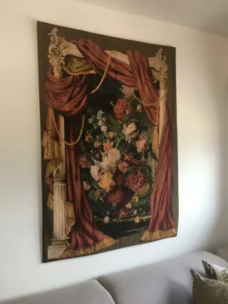 Tapiz francés floral