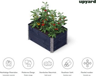Upyard GardenBox - Juego de 3 Camas elevadas Moder