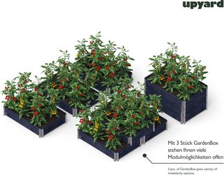 Upyard GardenBox - Juego de 3 Camas elevadas Moder