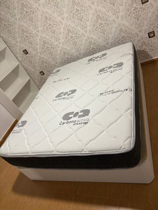 Colchón y canapé 150 cm