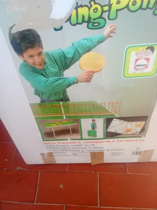 Mesa Ping Pong Portátil Chicos