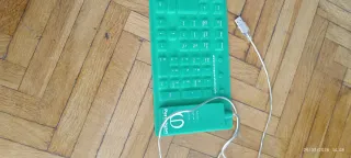 Teclado Flexible USB Verde