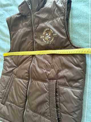 Chaleco acolchado marrón Talla M-L