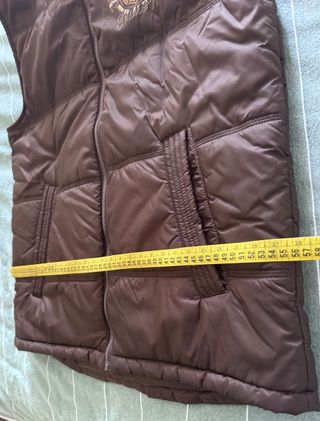 Chaleco acolchado marrón Talla M-L