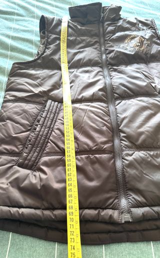 Chaleco acolchado marrón Talla M-L