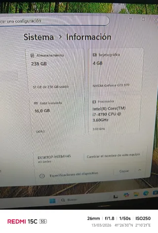 PC Gaming i7 SSD GTX