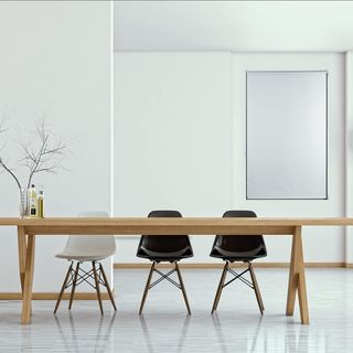 Relaxdays Estor Opaco Enrollable sin Taladrar, Anc