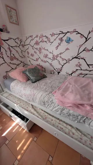 Cama DOBLE con cajones y colchones