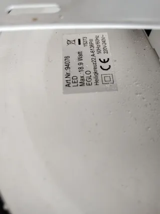 3 Plafones lámparas LED Redondos Superficie panel