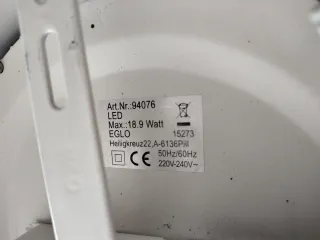 3 Plafones lámparas LED Redondos Superficie panel