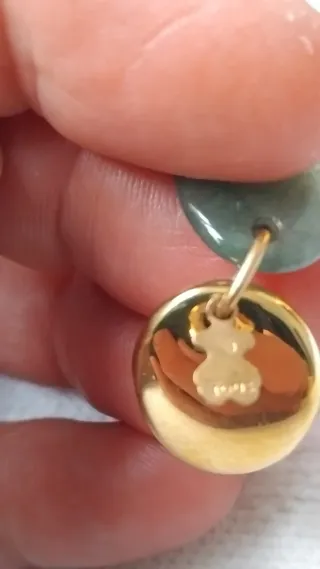 Pendientes Tous Oro 18kt y Aventurina