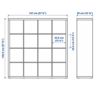 Estantería Kallax IKEA 1,47x1,47