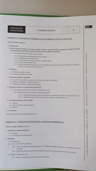 CEF curso Finanzas para no Financieros