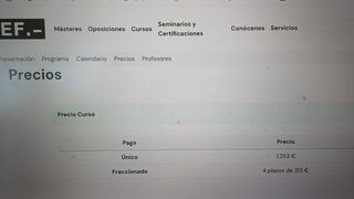 CEF curso Finanzas para no Financieros